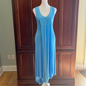 Context for Lord & Taylor Stretch Sleeveless Maxi Tank Dress w/Asymmetrical Hem.